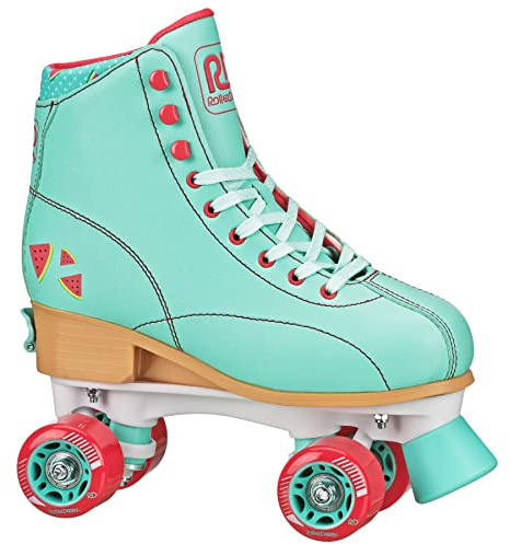 Roller Derby Candi Girl Lucy Adjustable Girls Roller Skates Indoor/Outdoor; Watermelon Medium (3-6)