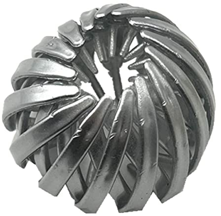 1pc department Vergoldete Vogelnest-Kugelkopf-Haarnadel-Haarnadel-Pferdeschwanz-Greifer-Clip-Haarschmuck für Frauen (silver)
