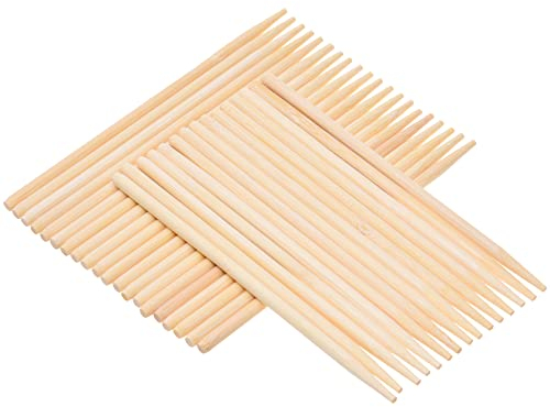 Kare & Kind 100 PCS Bambus Stylus für Scratch Art – Gravierwerkzeug für Scratch Pads für Kunst, Handwerk, Heimwerkerartikel – auch zum Malen, Zeichnen