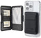 Pelican Heavy Duty Snap-on MagSafe Wallet - Detachable Hard Shell Lightweight iPhone Wallet - for iPhone 14 Pro Max/14/12 Pro Max - Black