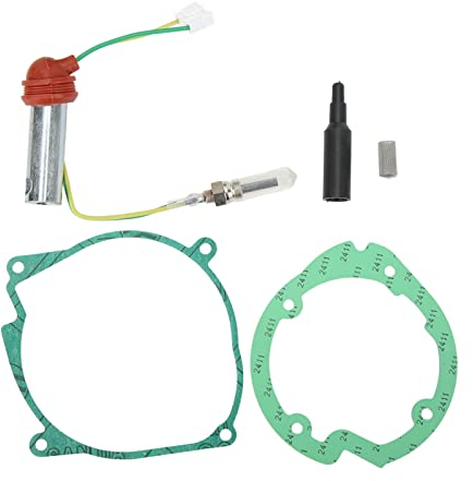 12V 5KW Glühkerzen Reparatursatz, Standheizungs Wartungssatz für Webasto Heizung, Autoluft Standheizungsteil mit 2 Dichtungen und Filter