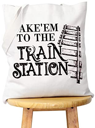 WCGXKO TV-Show-inspiriertes Geschenk Beth Dutton Merchandise TV-Show Einkaufstasche Tragetasche, Bahnhofstasche