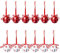 12 Stück Weihnachtsglocken mit 4cm Durchmesser,Weihnachten Schellen Glocken Anhänger Weihnachtsbaumschmuck Christbaumschmuck Weihnachtsdeko Metallglöckchen Weihnachtsbaum Anhänger,Schneeflocke