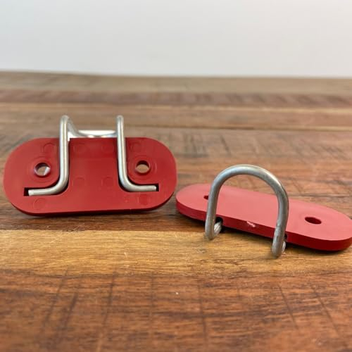 HARKEN 2X Unterlegplatte Bügel HK 298 Grundplatte Draht für Curryklemme 150 365