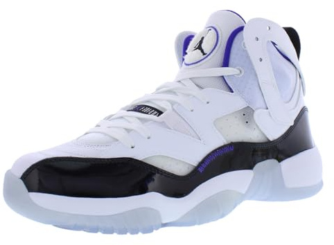 Nike Air Jordan Jumpman Two Trey, Herrenschuhe, White/Dark Concord-Black, 44.5 EU