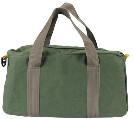 Tool Bag,14-Inch Canvas Tool Organizer,Heavy Duty Tool Bags,Wide Open Mouth Muti-Purpose Small Tool Storage Bag,Sturdy Bottom, Garden Craftsman Plumbing Electrician Tote Bag,Tools Gift for Men(Large)
