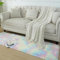 MIIKGEEA Teppiche für Schlafzimmer, Wohnzimmer, 60 x 180 cm, weicher flauschiger Teppich für Wohnzimmer, Schlafzimmer, Kinderzimmer, Wohnkultur und Kinderzimmer (Regenbogen)