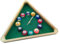 predolo Billard Pool Ball Dreieck Wanduhr, Batteriebetrieben, für Bar, Café,