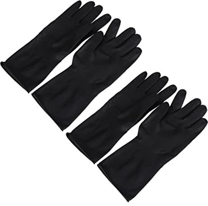 DOITOOL 2paare Haarfärbehandschuhe Wiederverwendbare Friseur Handschuhe Und Rutschfest Für Haarfärbung Und Kreative Anwendungen Für Friseure Und Zuhause