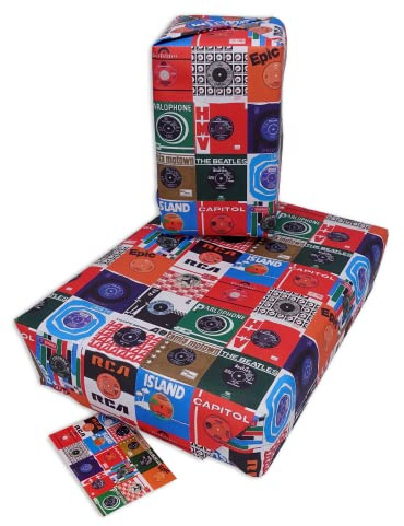 Presenting Perfection Geschenkpapier für Schallplatten, 2er-Pack