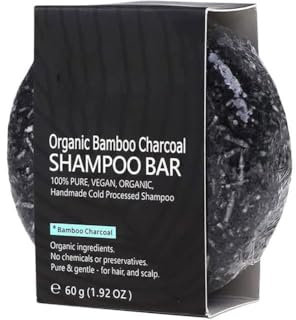ZOUBAOQ Bamboo Charcoal Shampoo Bar, Gray Hair Reverse Bar, Hair Loss Prevention, Men & Women Wash