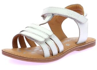 KICKERS Jungen Mädchen Diamanto Sandale, Blanc, 29 EU