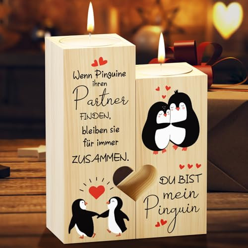 Blumuze Jahrestag Geschenk für Ihn Sie, Kerzenständer Ich Liebe Dich Geschenk Für Männer Frauen, Hochzeitstag Geburtstags Valentinstagsgeschenk für Partner Liebes Geschenke für Paare,Couple, Ehefrau