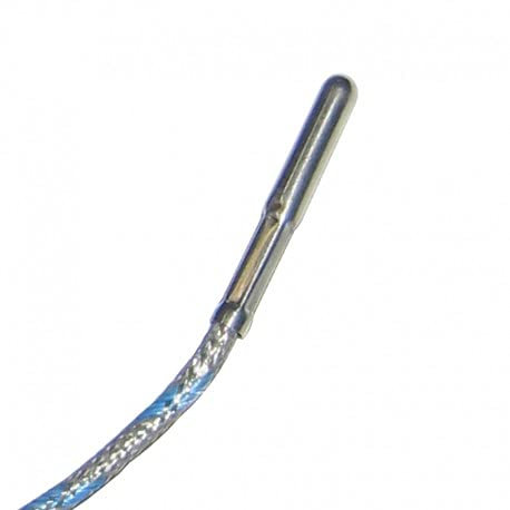 Ricambistufeapellet TERMOCOPPIA SONDA FUMI Serie J 88cm VETROTEX per Stufa A Pellet Capsula 4X30mm