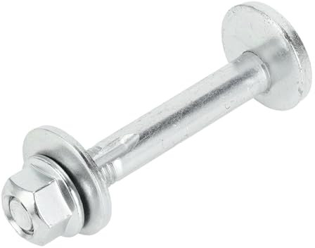 A ABSOPRO Camber Alignment Bolt No.1456980 with Nut Gasket Rear Suspension Camber Bolt Kit for FORD FOCUS MK2 2005-2012 Metal Silver Tone