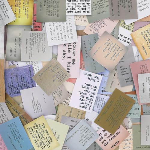 240 Stück Vintage Aufkleber Sticker Aesthetic Inspirierende Zitate Aufkleber Quote Stickers Sticker Aesthetic für Wasserflaschen Berühmte Zitate Inspirierende