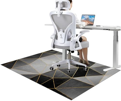 JaevKwzy Alfombra de protección del Suelo para Silla, Alfombra Silla Ruedas, Alfombra para Silla de Escritorio, Alfombrilla para Silla de Gaming, 140 x 180 cm Alfombrilla Protectora para Suelos