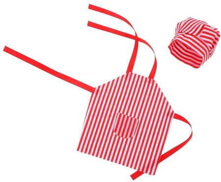 LALAFINA Puppenkoch-Kleidungsset Mini-Backset Für Puppen Miniatur-kochmütze