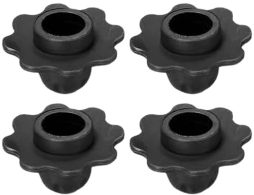 Bodenschoner für Stühle, 4 Stück, Anti-Schrumpf-Stuhl-Fußbezüge, Campingstuhlbeinkappen, 18 cm, rutschfeste Stuhlbodenschoner, Campingstuhlgleiter für Weihnachten, Outdoor-Aktivitäten