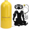 XUXHOU Kit de Tanque de Buceo, 3L 30 a 50 Minutos Respirando Cilindro de Oxígeno Kit de Respiración Submarina para Exploración Submarina (Yellow)