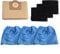 Kit de 11 piezas de repuesto para aspiradoras Einhell en húmedo y seco TC-VC 1820 TC-VC 1820 SA TC-VC 1815, accesorios para aspiradora incluye 5 bolsas de polvo, 3 filtros de espuma, 3 fundas de tela
