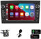 Radio de Coche 2 DIN para Opel Corsa d/Astra h/Zafira b/Meriva/Vivaro Bluetooth Stereo Car con Wireless Carplay Android Auto Pantalla de 7 Pulgadas Mirror Link/FM/AHD Backup Camera/WiFi