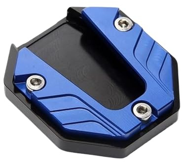 VBSYUYQ 1 Pc Aluminium Motorcycle Side Stand Pad for Parking Support | 1 pack aluminium motorcycle kickstand pad, side stand support plate for soft ground parking motorbike accessory