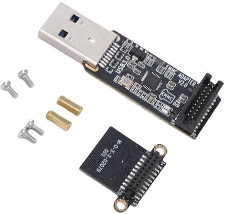 Yechiry High Speed MKS EMMC USB3.0 MKS EMMC Adapter, Card Reader Programmer Fit for Motherboard Programming Adapter, 32G Memory Expansion Module, 3D Printer Accessory