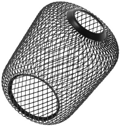 Lampenschirm Retro Vintage aus Eisen Schwarz für Pendelleuchte | Lampenschirm aus Metall, Dekorative Lampenabdeckung, Einfache Montage, Platzsparend, Esstisch, Wohnzimmer