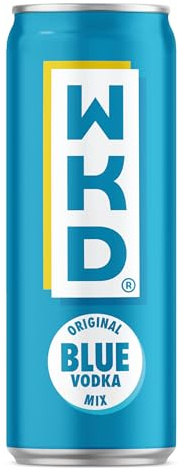 WKD Blue Alcoholic Mixed Drink 3.4% ABV 24x330ml Can