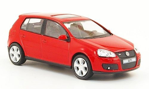 VW Golf V GTI, rot, Modellauto, Fertigmodell, Cararama 1:43