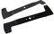 SECURA Jeu de lames (éjection) compatible avec Oleo-Mac OM 92C/13,5H Tracteur de pelouse