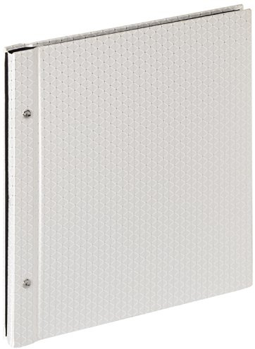 walther design Fotoalbum weiss 30 x 33 cm Buchschraubenalbum, Sinfonia Flat Books SBL-151-W