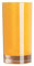 Excelsa EX46887 Verre à Dents Polystyrol Jaune 6,5 x 6,5 x 22 cm