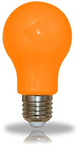 LEDmaxx A27OR36 A+, LED Leuchtmittel Glühbirne, Glas, 3 W, E27, orange, 10.8 x 6 x 6 cm