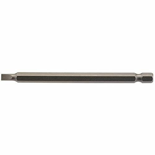 Draper 64344 4.5mm 1/4 Hex Plain Slot Insert Bit 100mm Long