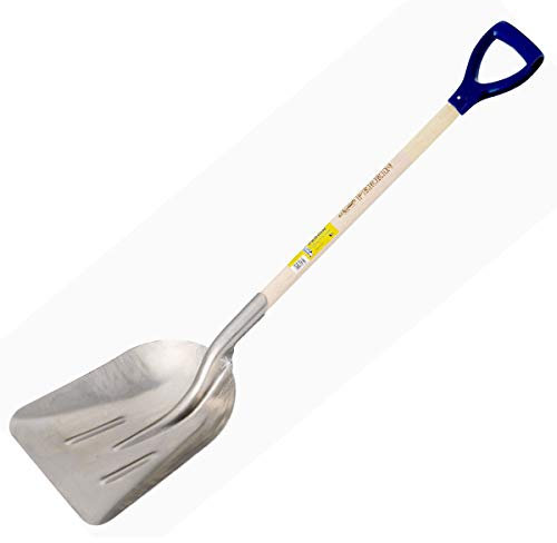 Pelle Rendement Aluminium Emmanché Bois Poignée PP 75, 39cm x 34cm