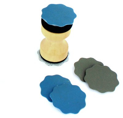 Modelcraft Double Ended Sander Holder Plus 6 Superfine Sanding Pads, Set of 1