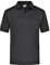 James & Nicholson Kurzarm Poloshirt mit Brusttasche - Klassisches Herrenpolo aus feiner Piqué-Qualität | Farbe: black | Grösse: XL