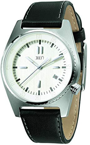XEN Herrenuhr schwarz/weiß XQ0221