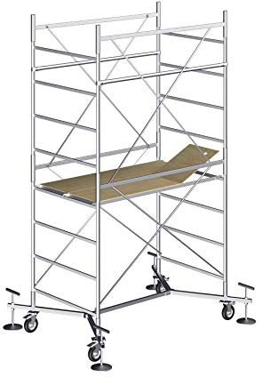 Andamio de acero con una altura de trabajo de 4,40m - Modèle M5 EASY - Made in Italy - SCEDIL
