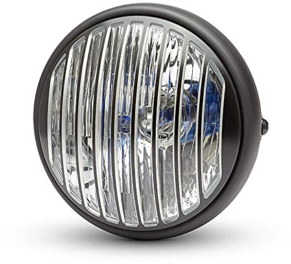 Alchemy Parts Motorbike 7.7 Headlight with Grill - Custom Retro Project