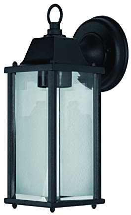 LEDVANCE LED Wand- und Deckenleuchte, Leuchte für Außenanwendungen, Sockel E27, Endura Classic Lantern SQ, Schwarz