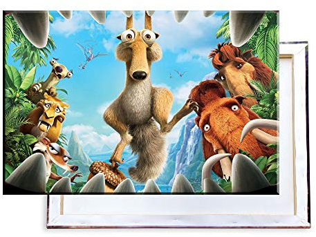 Unified Distribution Ice Age - 120x80 cm Kunstdruck auf Leinwand • erstklassige Druckqualität • Dekoration • Wandbild