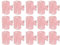 Hot Roller Clips, 15 Stücke Lockenwickler Klaue Clips Ersatz Roller Clips Halten Abschnitt Klaue Friseurwerkzeug für Frauen Mädchen Rosa(1#)