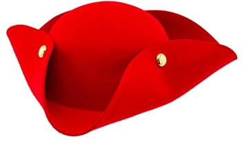 Deiters Dreispitz Wollfilz rot 61