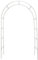 ASSR Treillis d'arche de jardin pour plantes grimpantes, arche de mariage en métal blanc, pergola tonnelle en fer pour cérémonie extérieure, fête de mariage, décoration florale, 2,5 m