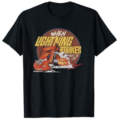 Disney and Pixar’s Cars Lightning McQueen Vintage T-Shirt