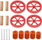BZ 3D Ender 3 Upgrade Ressorts Kit 4 écrous de nivellement en métal 5 Colonnes Silicone Imprimante 3D pour Ender 3/V2/Pro/Ender 3 Neo/Ender 3 S1