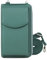irisaa Kleine Handy Umhängetasche, Geldbörse Damen Brieftasche RFID Schutz Crossbody Handytasche Reisepass mit Kartenfächern und Verstellbarem Schultergurt, Damen Tasche:weich-grün